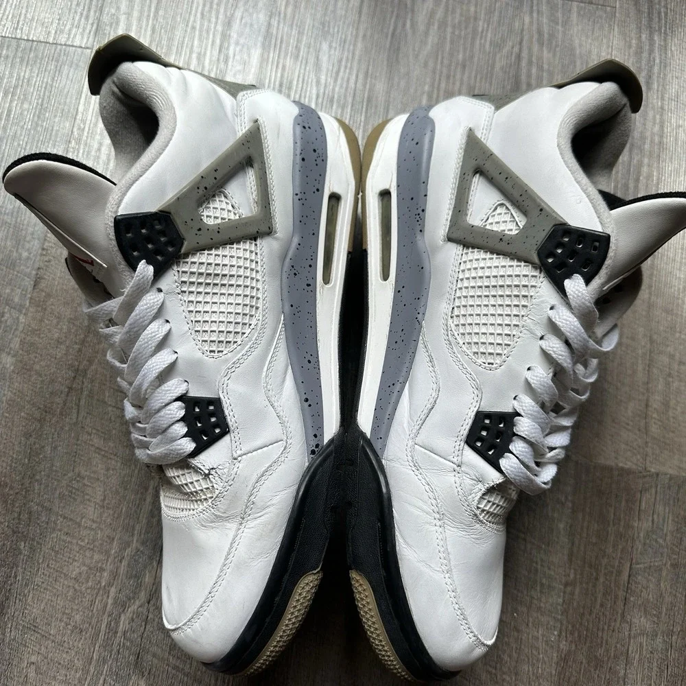 Jordan Air Jordan 4 Retro Cement 2012 White Men's Sneaker‎ 308497-103